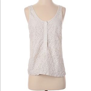 🌸 J Crew White Lace Tank